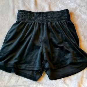 Velour Paper Bag Shorts